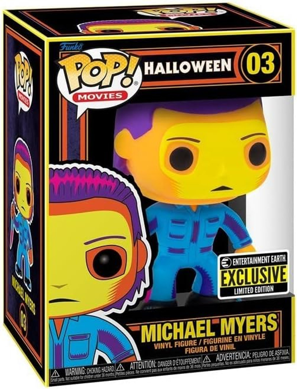 Funko Pop Halloween Michael Myers Black Light EE Exclusive