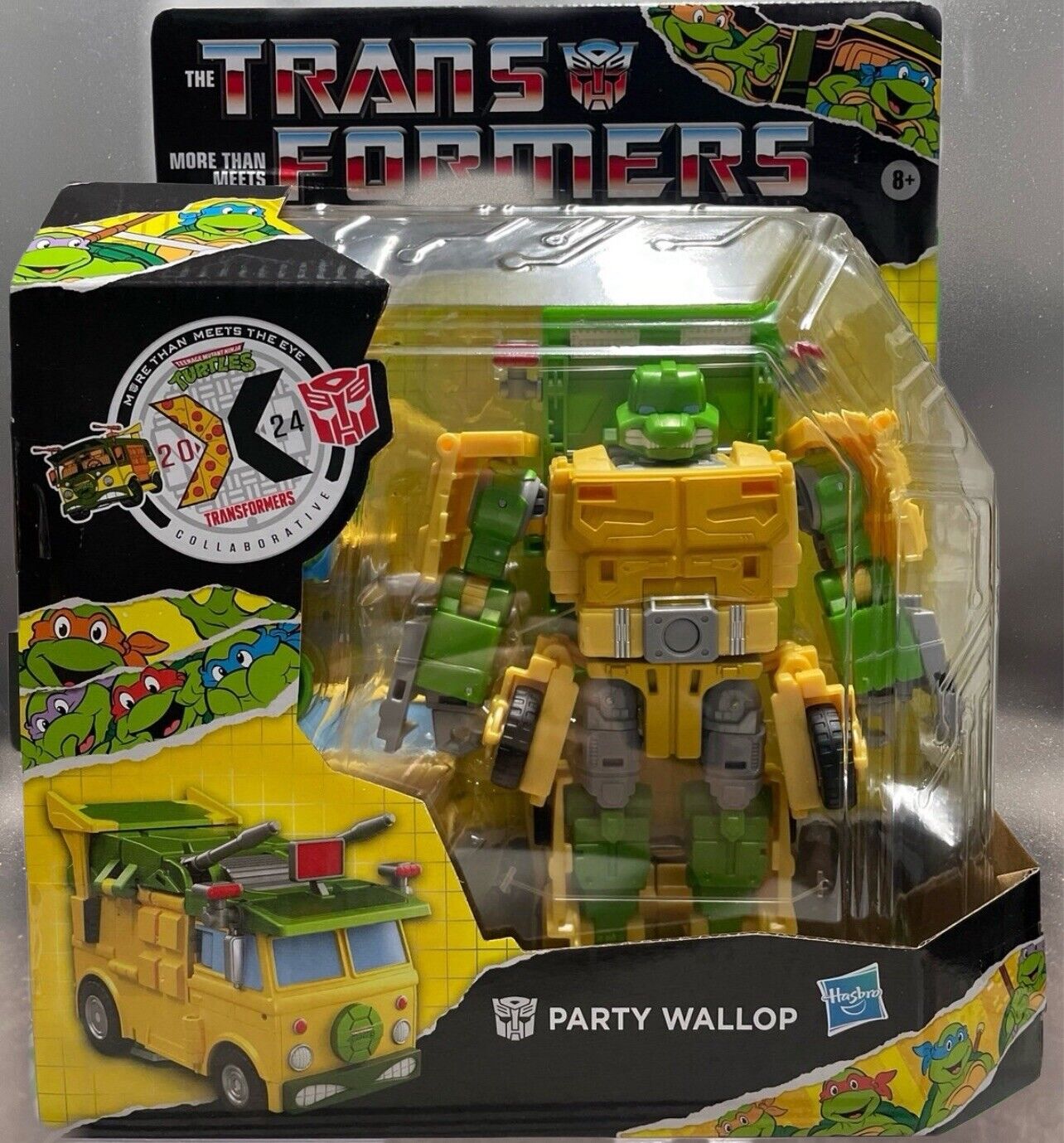 Transformers Teenage Mutant Ninja Turtles x Party Wallop TMNT