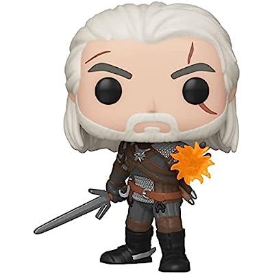Funko Pop! Games: The Witcher 3: Wild Hunt - Geralt Glow in The Dark GameStop Exclusive 