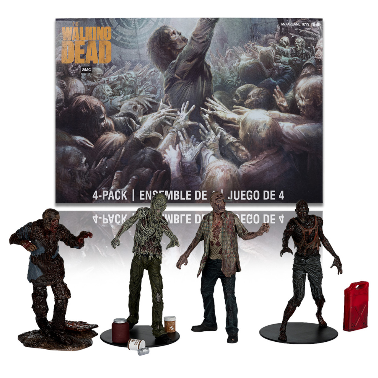 McFarlane The Walking Dead Walkers 4-Pack