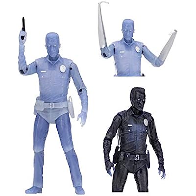 NECA Terminator 2 7 Kenner Tribute White Hot T-1000