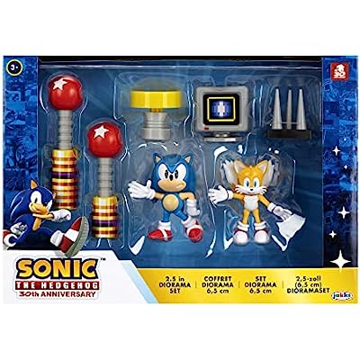 Sonic Hedgehog 6.5Cm Diorama Sonic y Tails Original