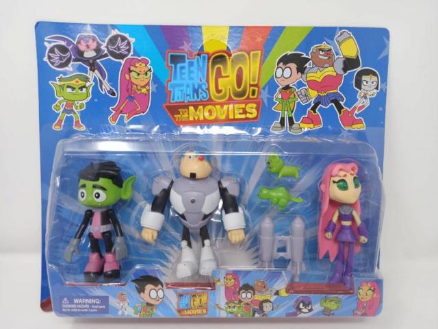 Figuras Teen Titans pack