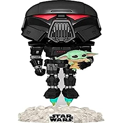 Funko Pop Star Wars Mandalorian Dark Trooper Grogu Exclusive