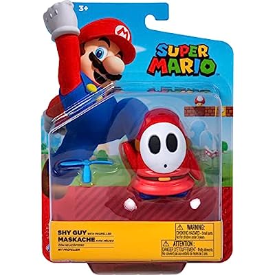 SUPER MARIO Figura 10CM Red Shy Guy with Propeller