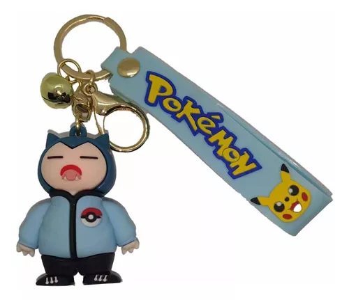 LLavero Goma Pokemon Snorlax Con Ropa