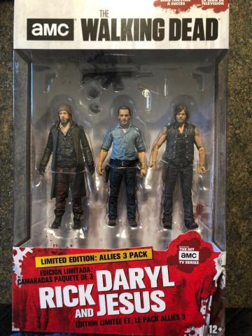 Walking Dead TV Allies Rick Daryl and Jesus AF Set 