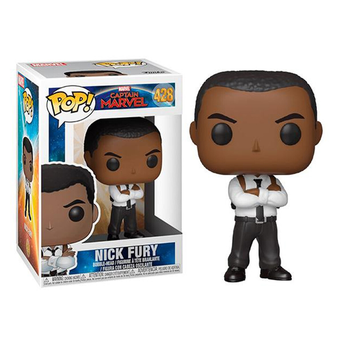 Funko Pop Captain Marvel Nick Fury