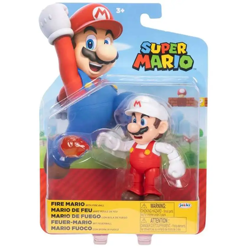 World of Nintendo Super Mario Fire Mario With Fireball