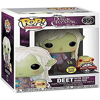 Funko Pop Dark Crystal Deet and Baby Nurlock Glow