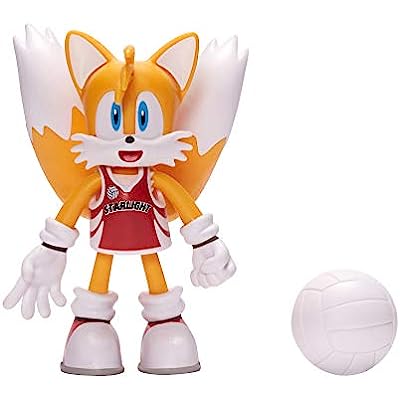 Sonic The Hedgehog 10Cm Volleyball Tails Flexible