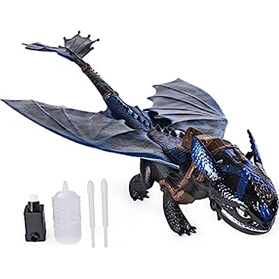 DreamWorks Dragons Giant Fire Breathing Toothless 20 Dragon with Fire Breathing Effects and Bioluminescent Color