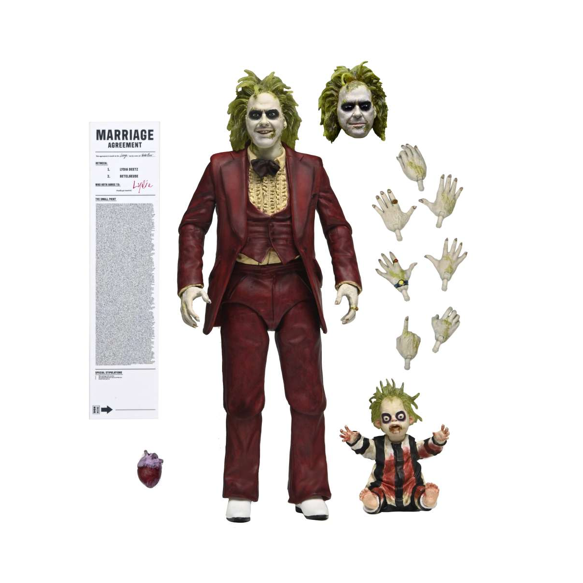 NECA Beetlejuice Ultimate Red Tuxedo