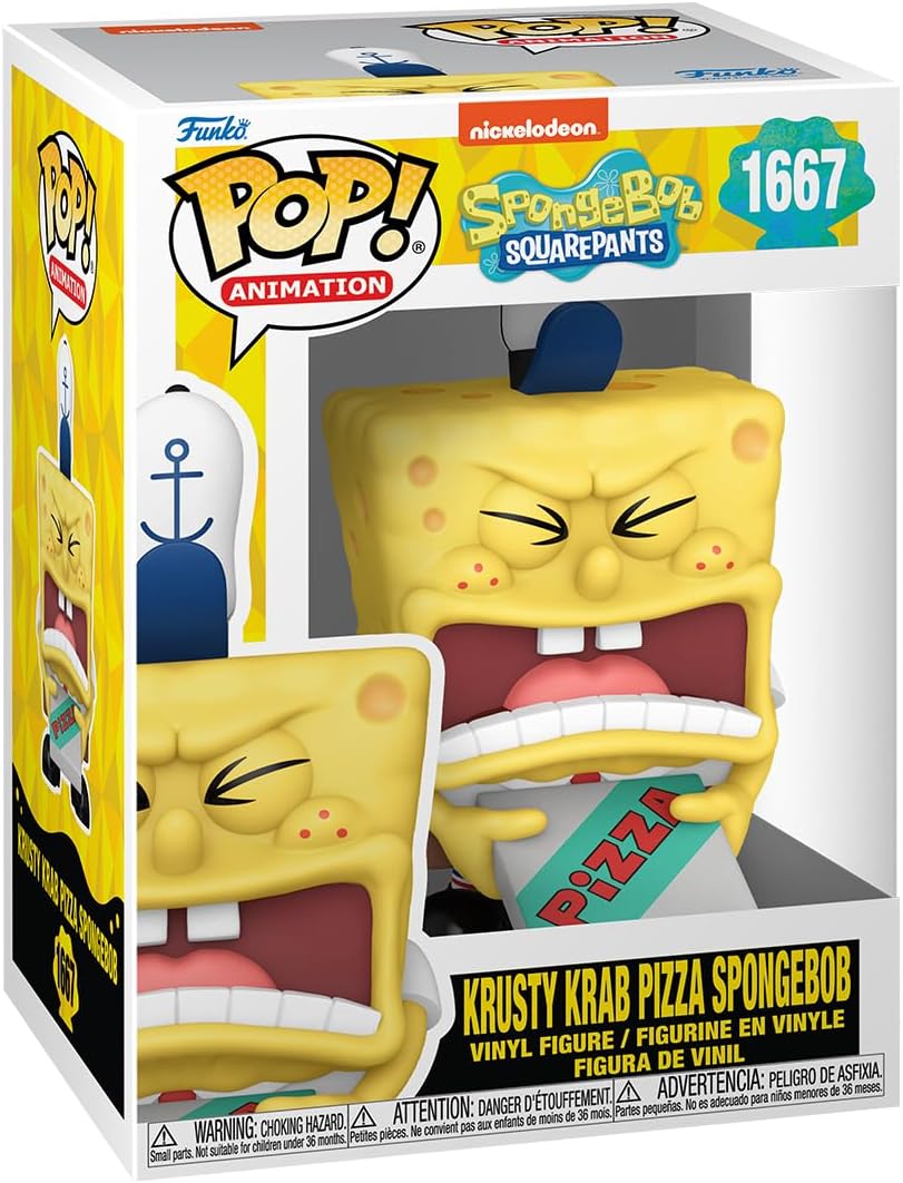 Funko Pop Bob Esponja 25th Krusty Krab Pizza Spongebob