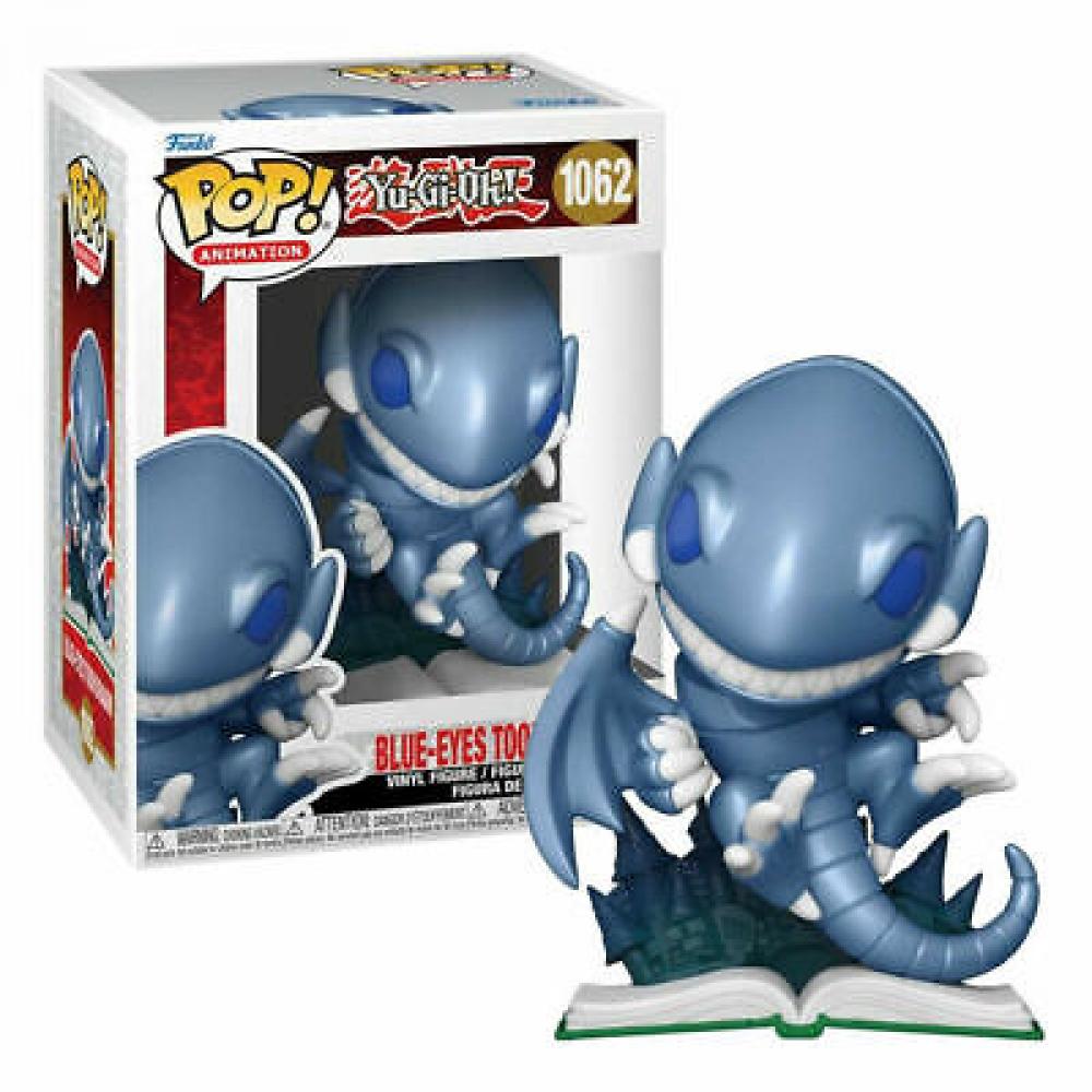 Funko Pop Animation Yu-Gi-Oh Blue Eyes Toon Dragon (Mettalic)