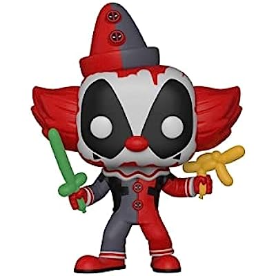 Funko Pop Marvel Playtime Deadpool Clown Payaso