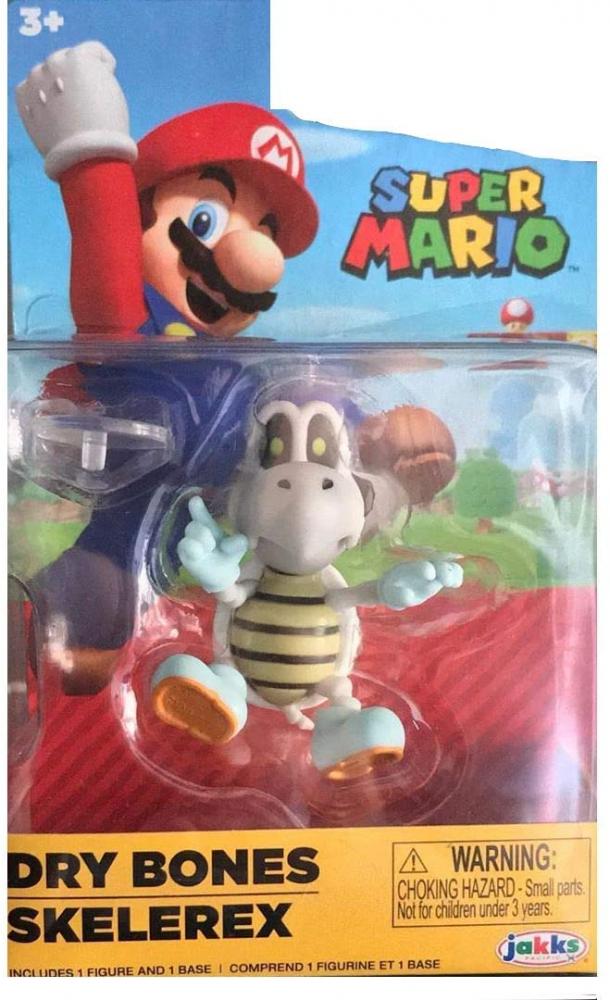 Super Mario Skelerex 2.5 inch Dry Bones Mini Figure 