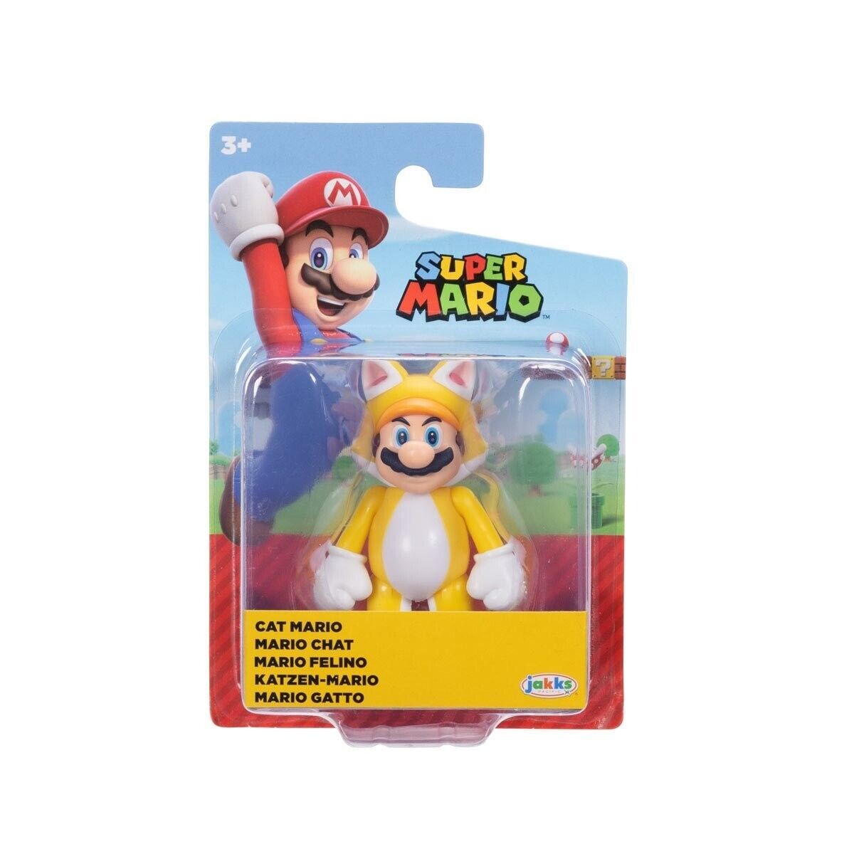 World of Nintendo Super Mario Cat Mario 2.5-Inch