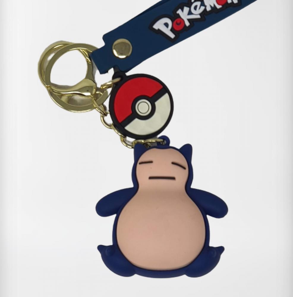 Llavero Goma Correa Snorlax