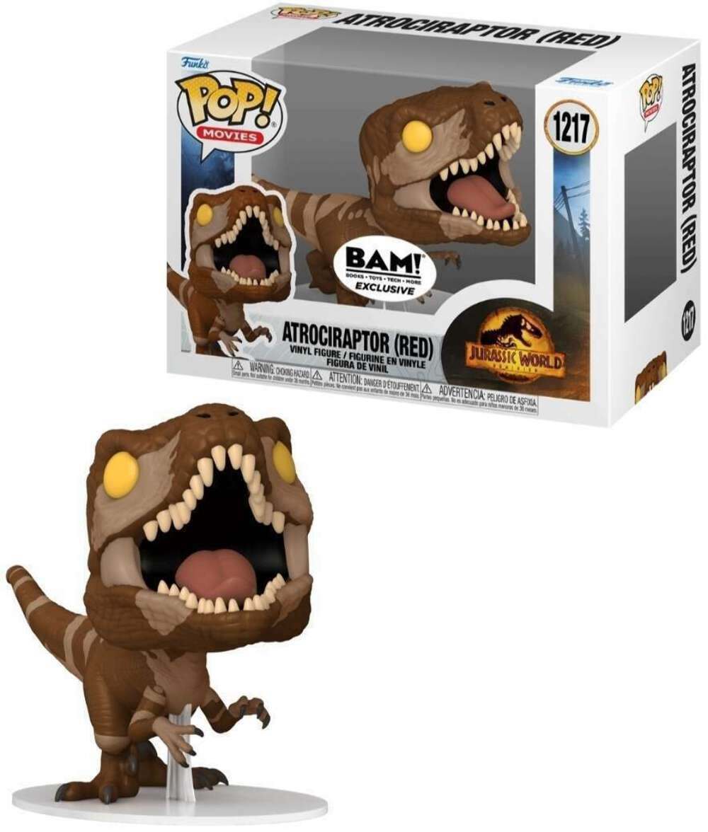 Funko Pop Jurassic World Atrociraptor Red #1217 Exclusive