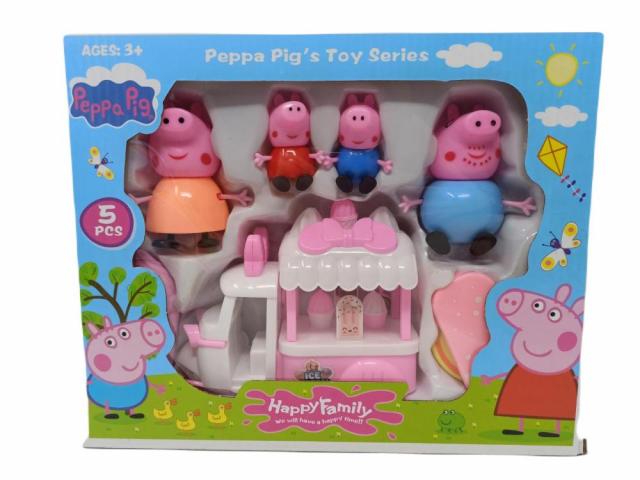 Figuras Peppa set helados