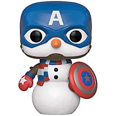 Funko Pop Marvel Holiday Captain America Snowman