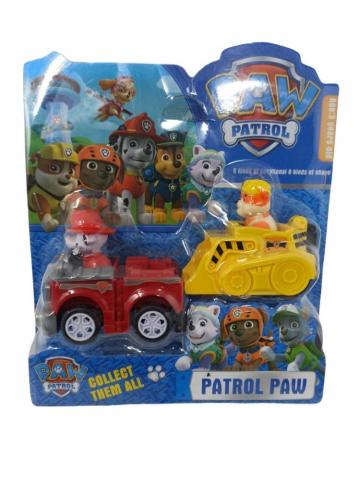 Set Paw Patrol x2 Marshall Rubble
