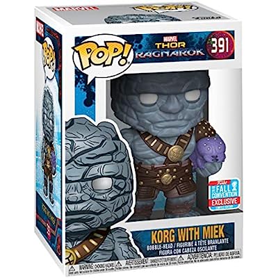 Funko Pop! Marvel Thor Ragnarok Korg with Miek Fall Convention Exclusive