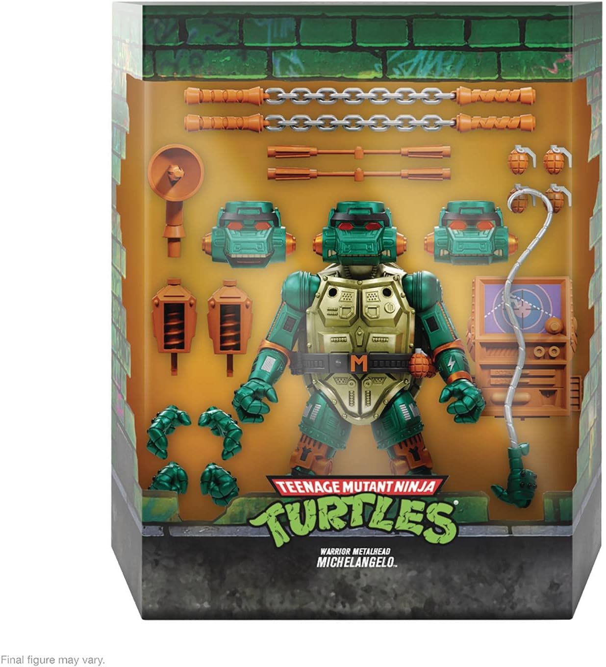 Super7 TMNT Ultimates Metalhead Michelangelo