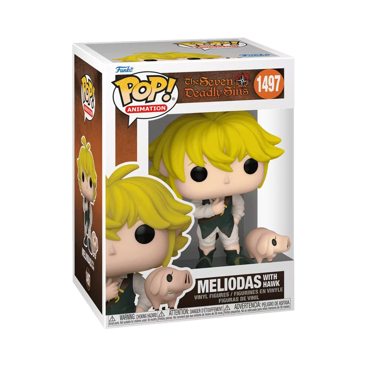 Funko Pop & Buddy Seven Deadly Sins Meliodas with Hawk