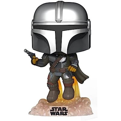 Funko Pop The Mandalorian con Blaster Flying