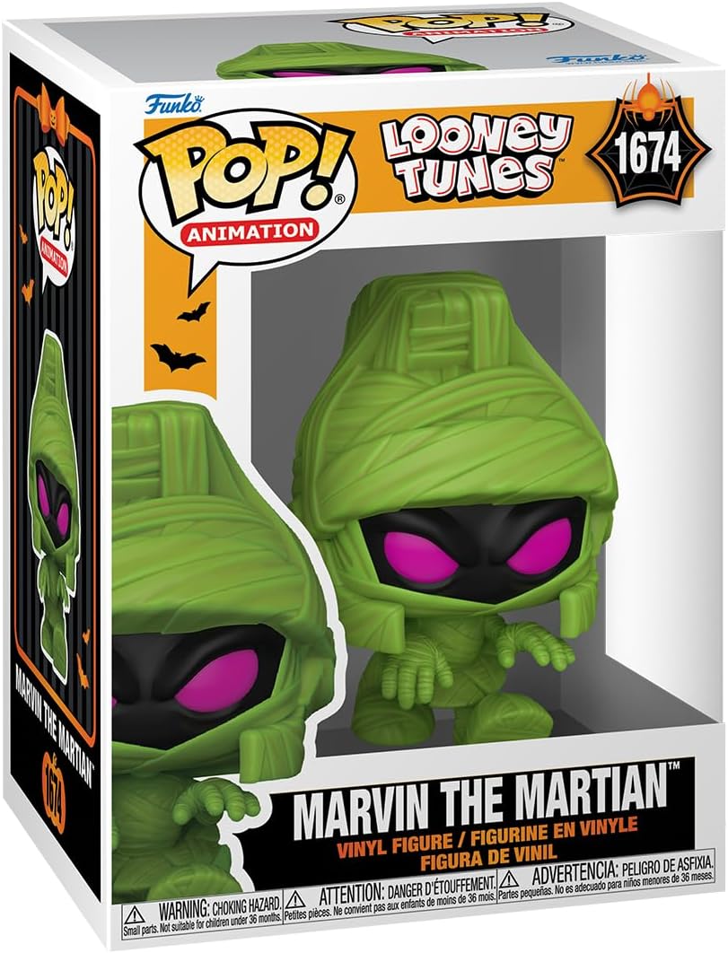 Funko Pop Looney Tunes Halloween Marvin The Martian Mummy