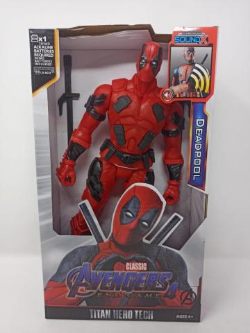 Figura Super Heroes Deadpool 30 CM Con Sonido