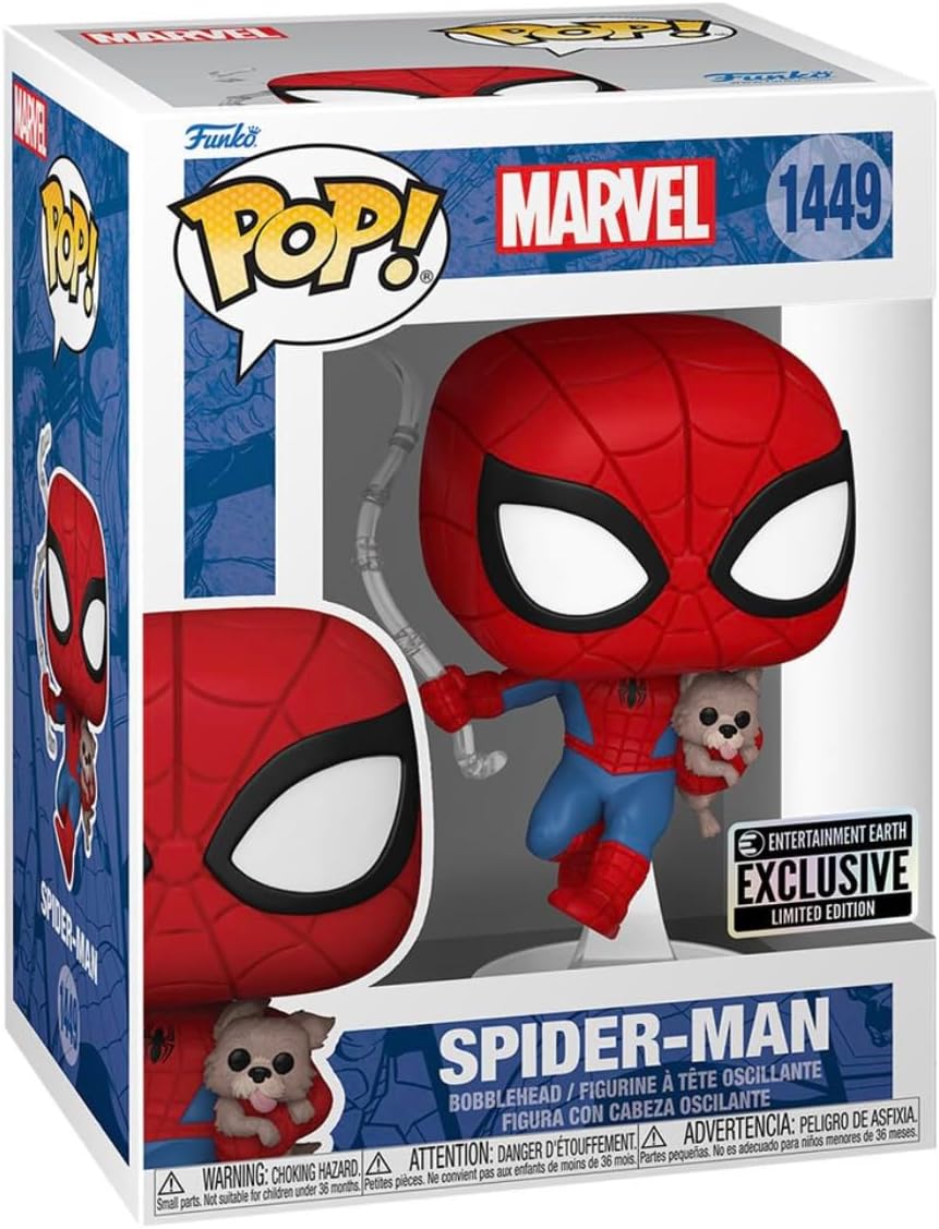 Funko Pop Spider-Man with Sandwich The Dog EEarth Exclusive