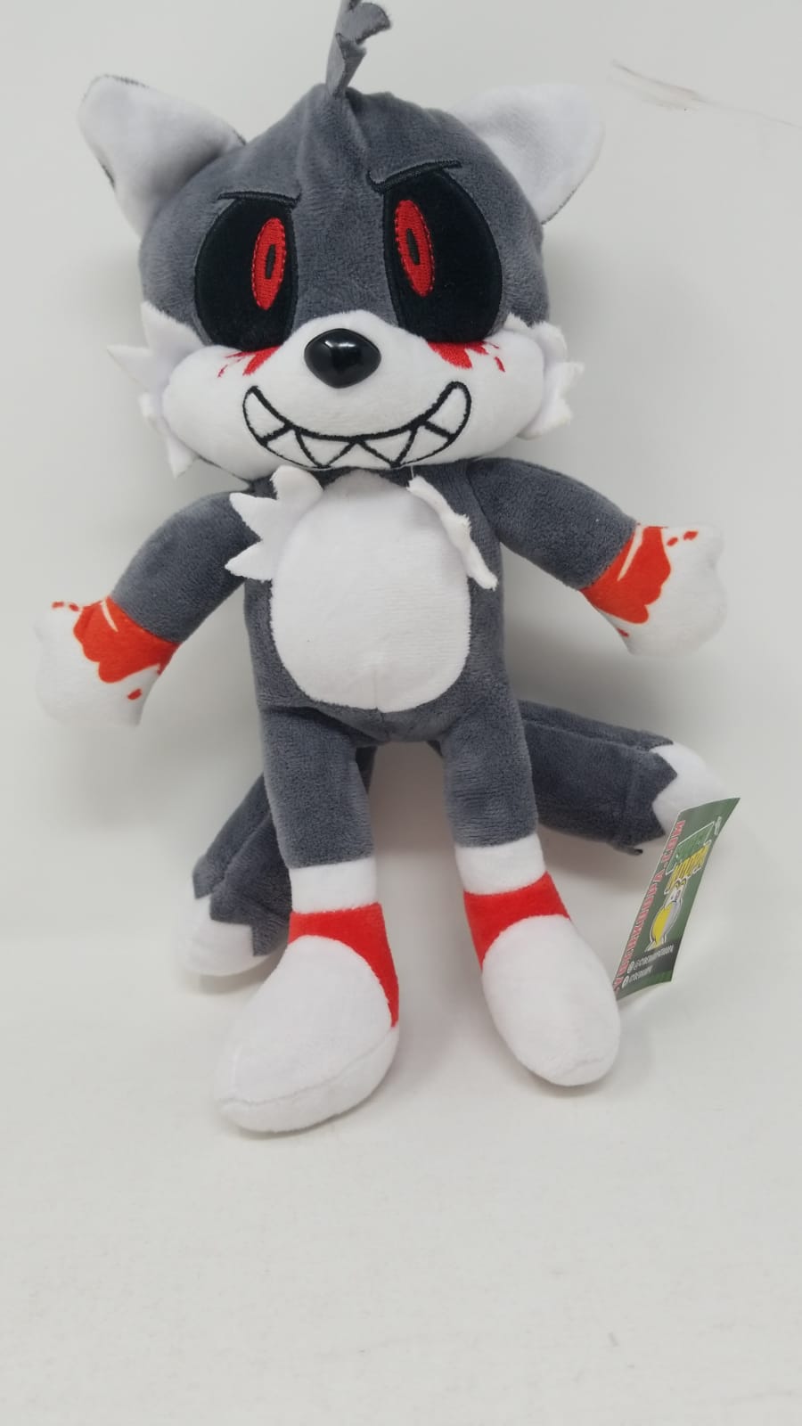 Peluche Sonic Tails Exe Gris