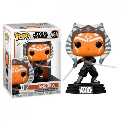 Funko Pop Mandalorian Ahsoka w/ Sables CAJA DAÑADA