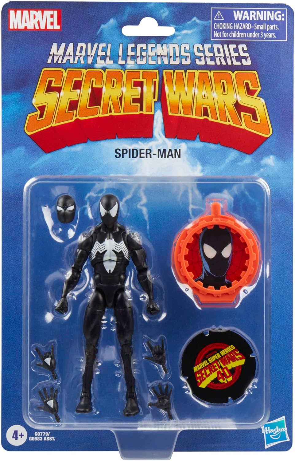 Marvel Legends Black Suit Spider-Man Retro Comics Secret Wars