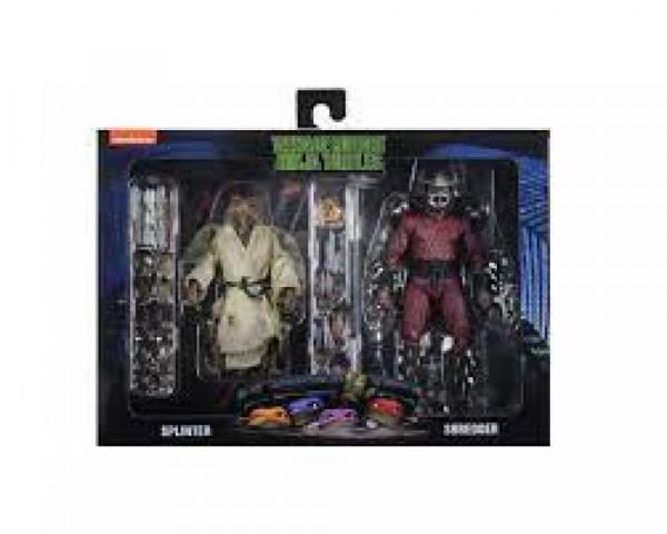 NECA TMNT Ninja Turtles Splinter vs Shredder 2