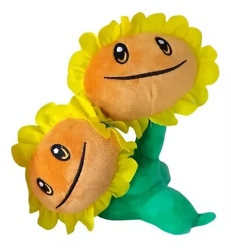 Peluche Planta Vs Zombie Girasol Doble