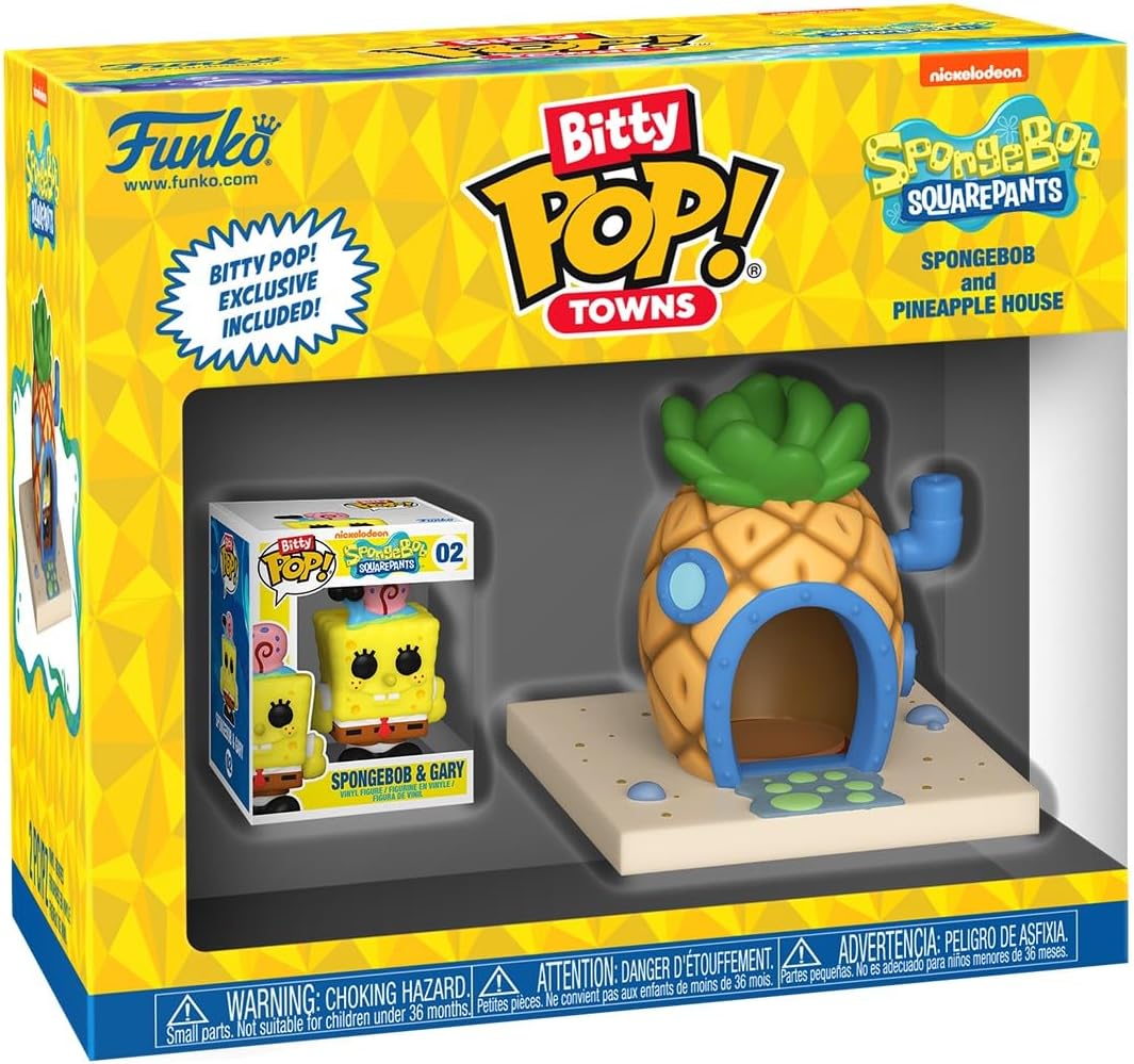 Funko Pop Bitty Town Spongebob and Pineapple House