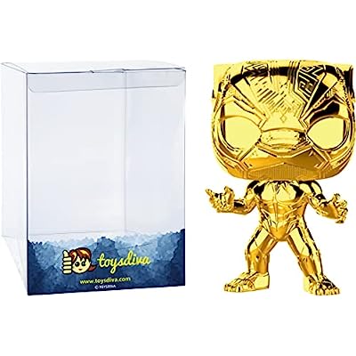 Funko Pop 10th Anniversary Black Panther (Gold Chrome)