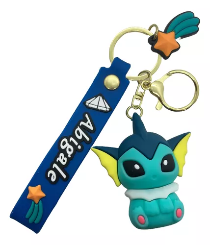 Llavero Goma Abigale Pokemon Vaporeon