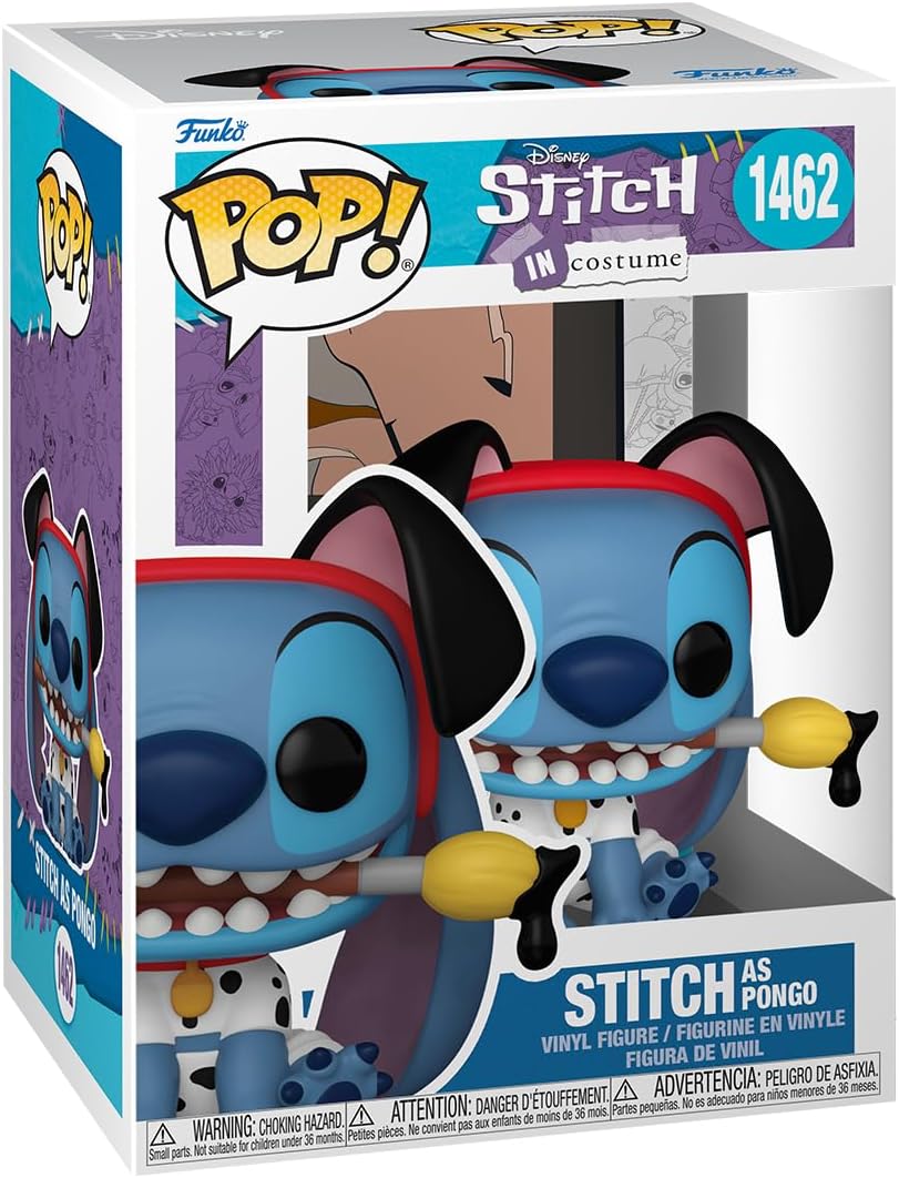 Funko Pop Stitch in Costume 101 Dalmatians Stitch as Pongo