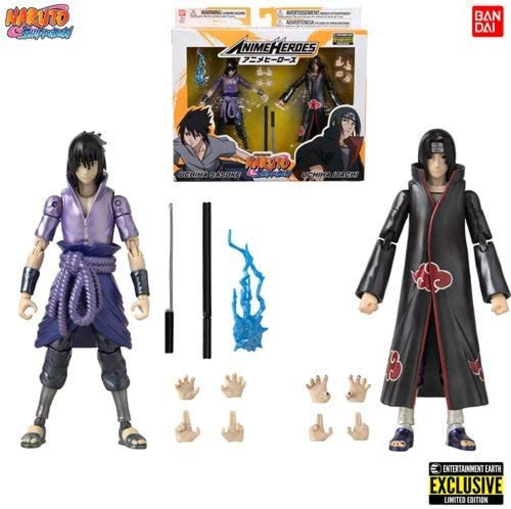 Bandai Anime Heroes Itachi and Sasuke Uchiha SDCC 2020