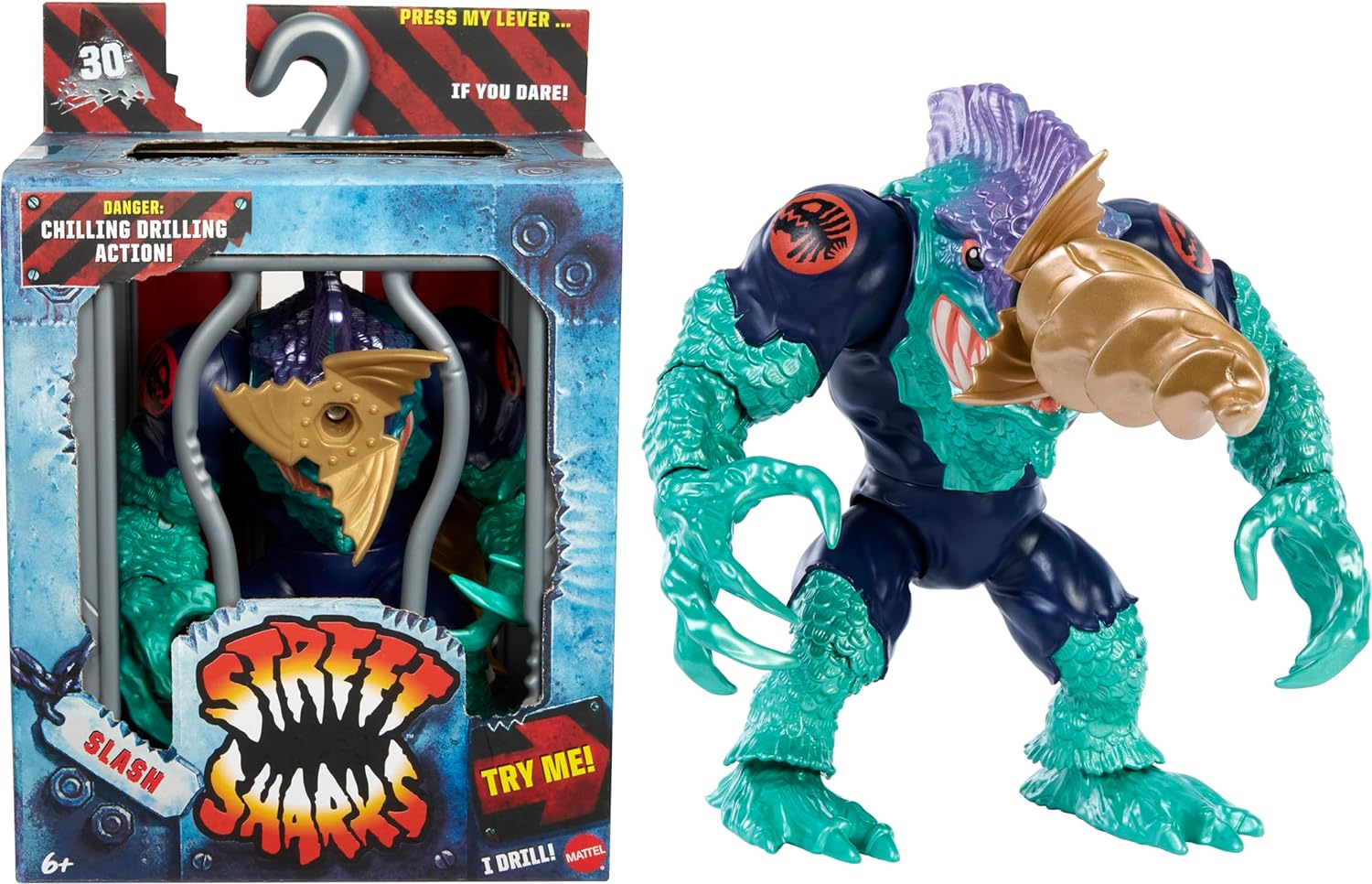 Mattel Street Sharks Slash