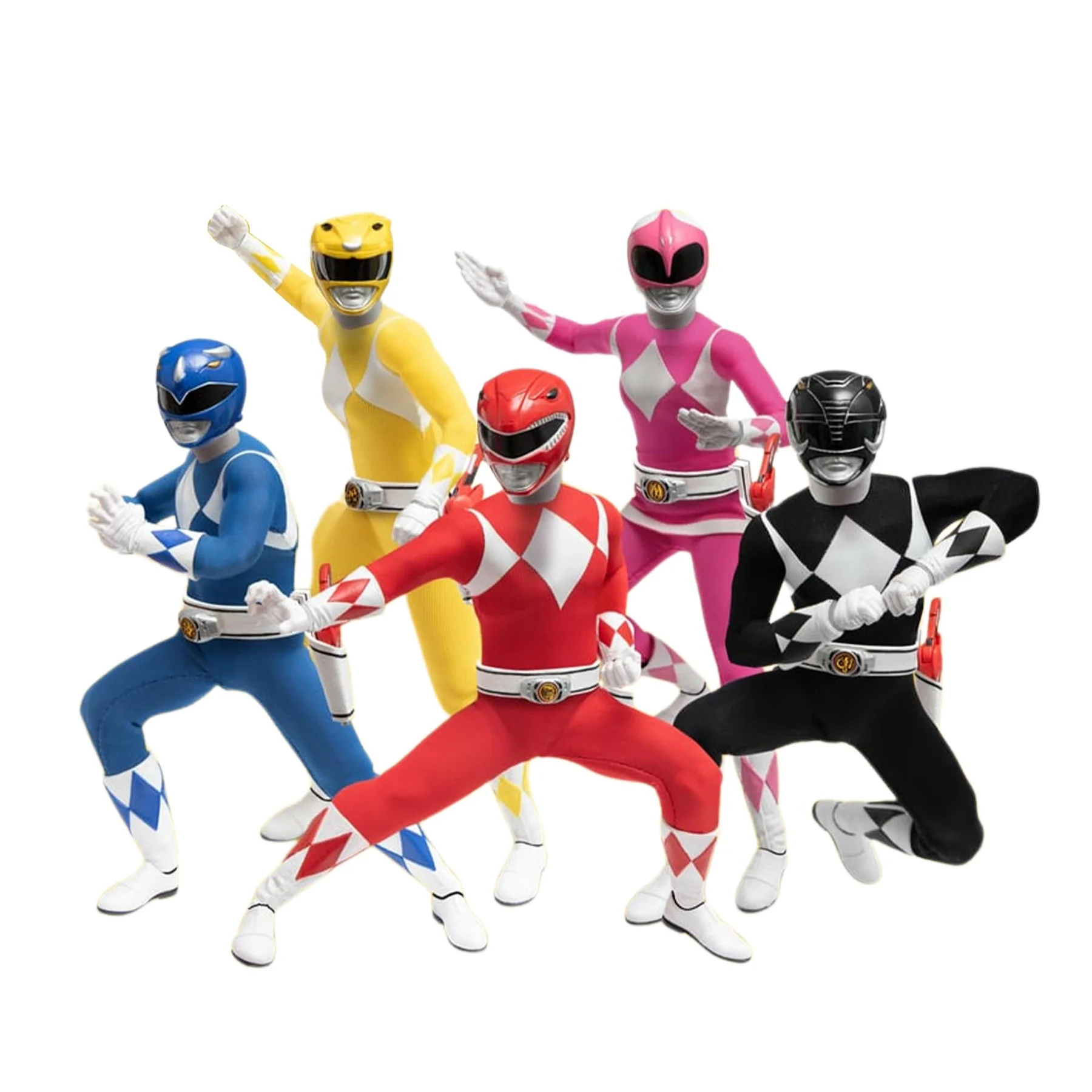 Mezco One:12 Mighty Morphin Power Rangers Deluxe Set