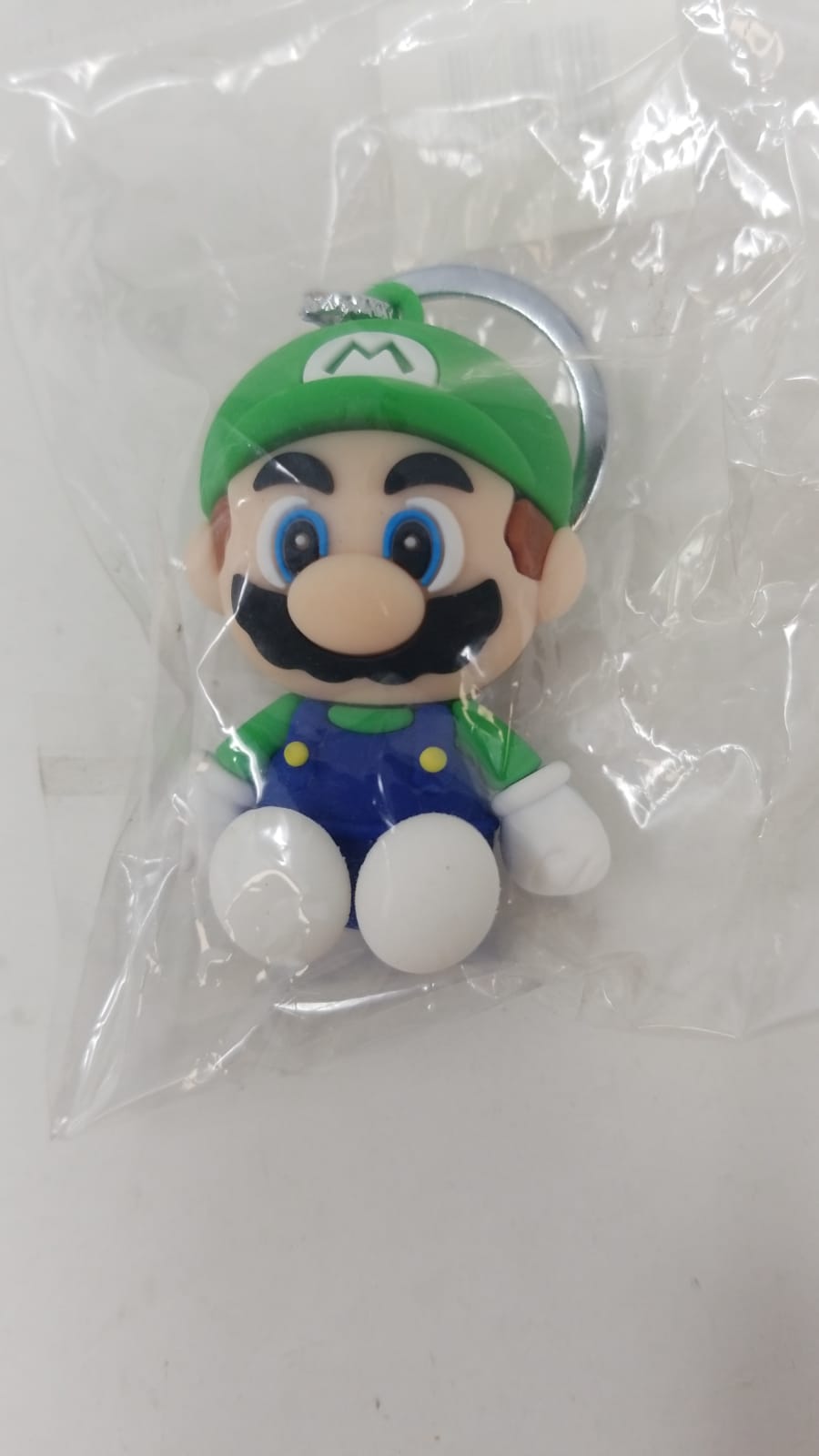 llavero goma mario bros gorro  Verde ,Blanco o Amarillo