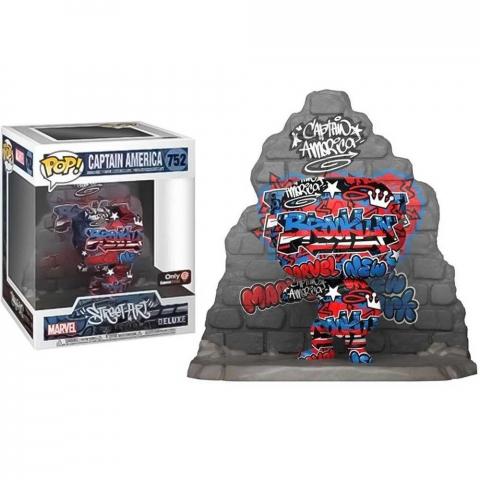 Funko Pop Captain America Street Art Deluxe