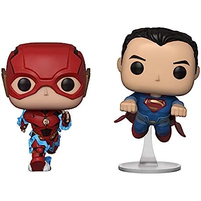 Funko Pop Flash and Superman Racing SDCC 2019