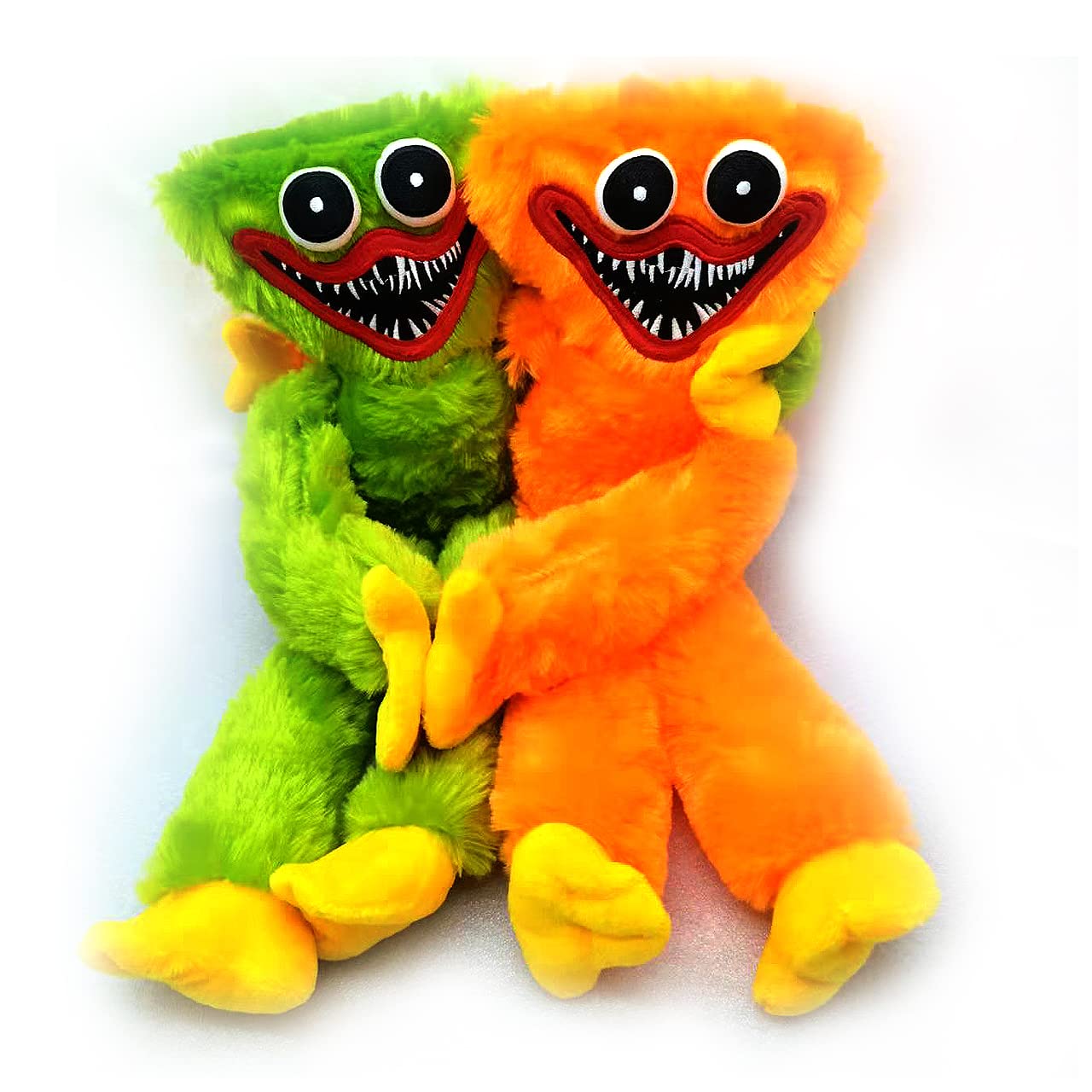 Peluche Huggy Wuggy (Verde Y Naranja y Rosa)